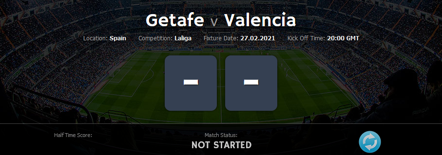 Getafe - Valencia live stream